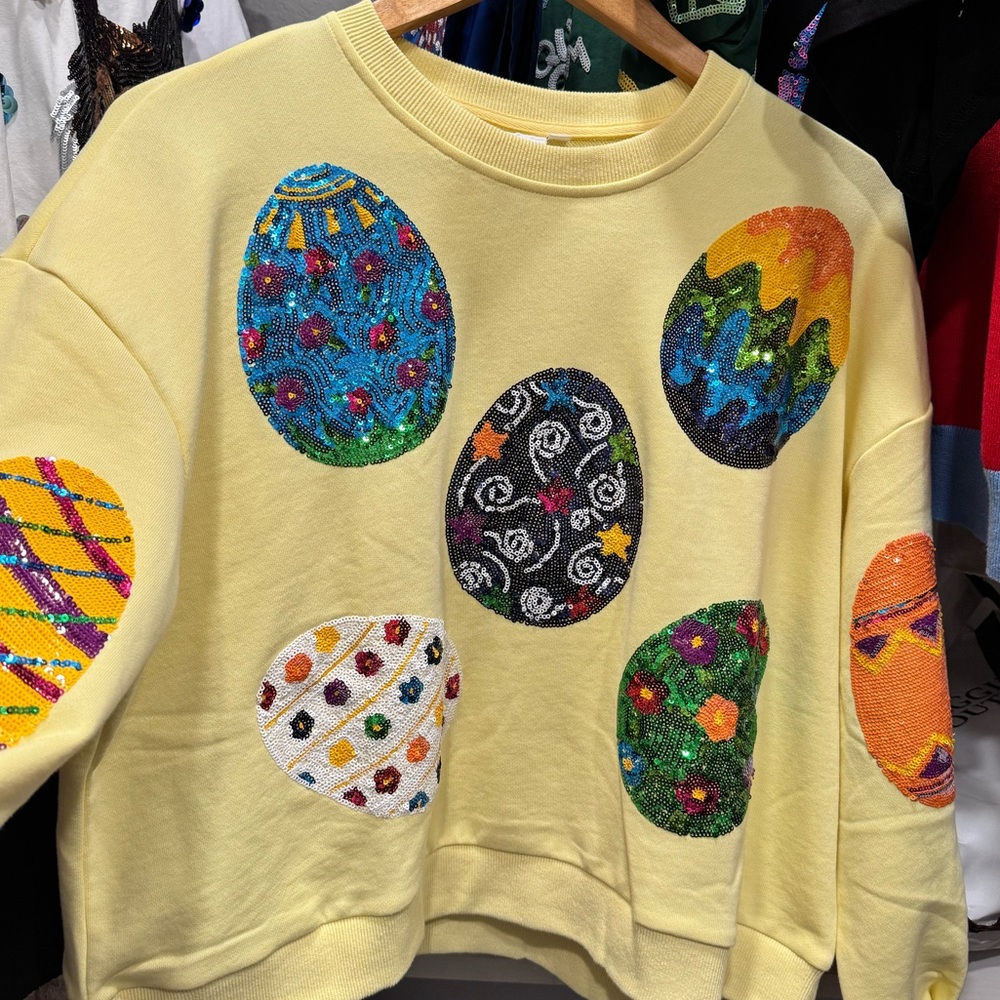Queen of Sparkles Easter top - gorgeous!